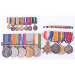 Father and Son Medal Groups of the Cole Family, Royal Navy and Manchester Regiment