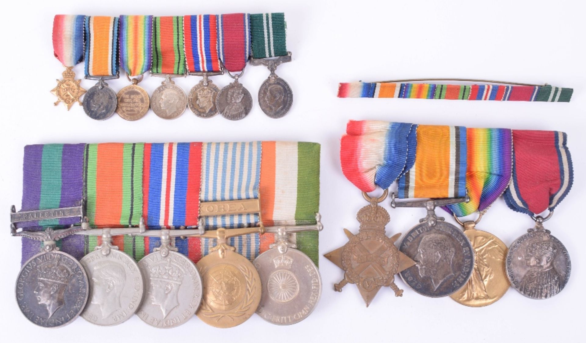 Father and Son Medal Groups of the Cole Family, Royal Navy and Manchester Regiment