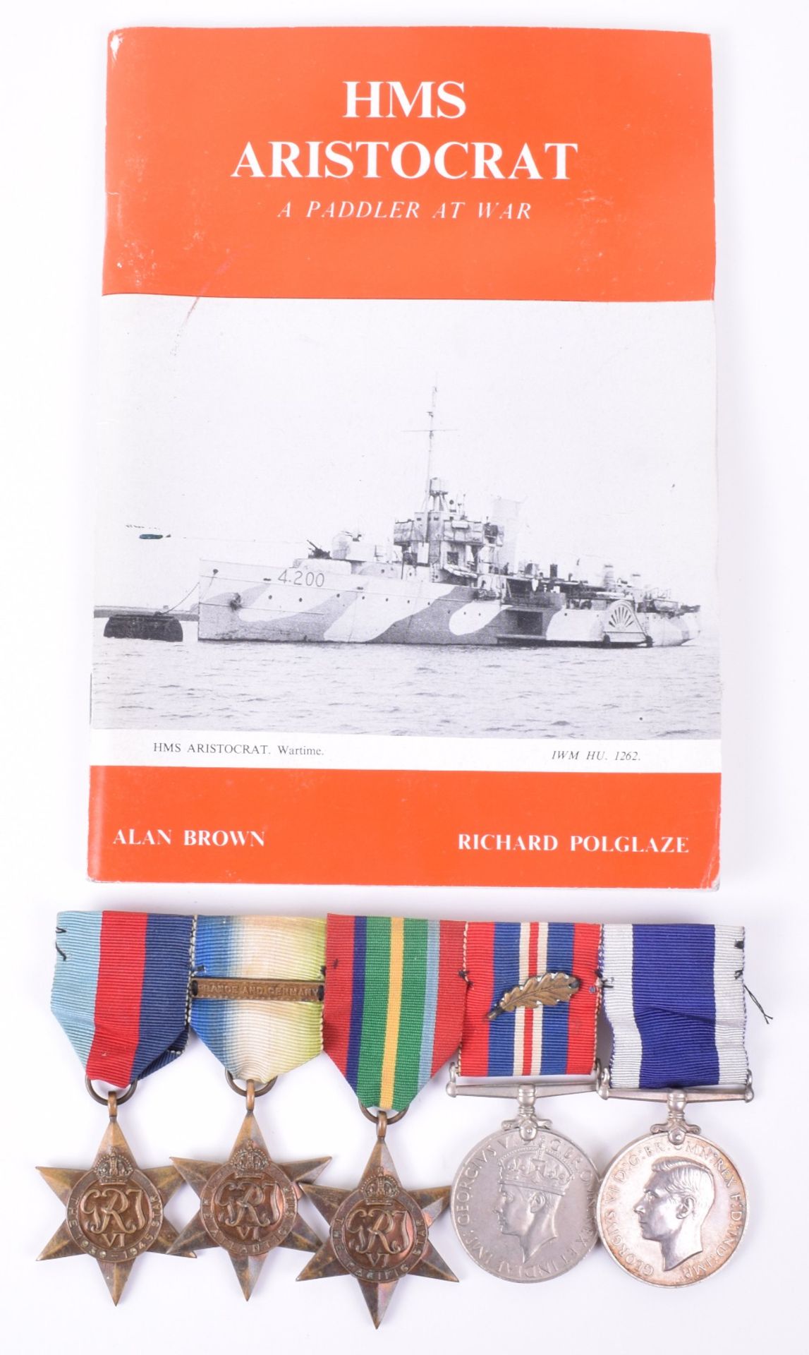 WW2 Royal Navy Long Service and Mentioned in Despatches Medal Group of Five HMS Suffolk and HMS Aris - Image 4 of 4