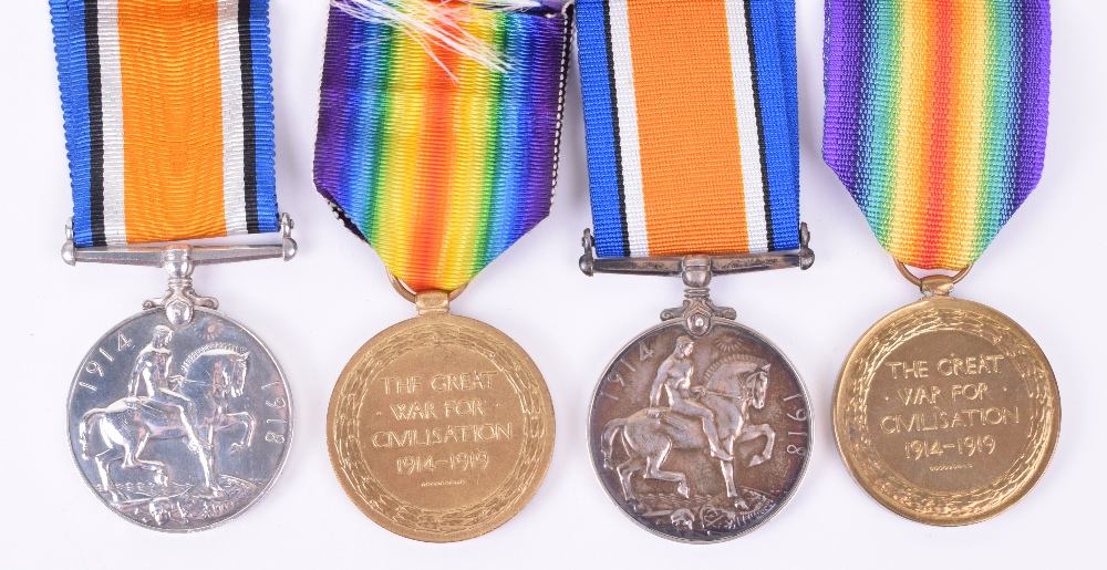 2x Great War Campaign Medal Pairs - Image 2 of 4
