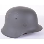 WW2 German M-42 Pattern Steel Combat Helmet