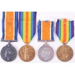 2x Great War Campaign Medal Pairs