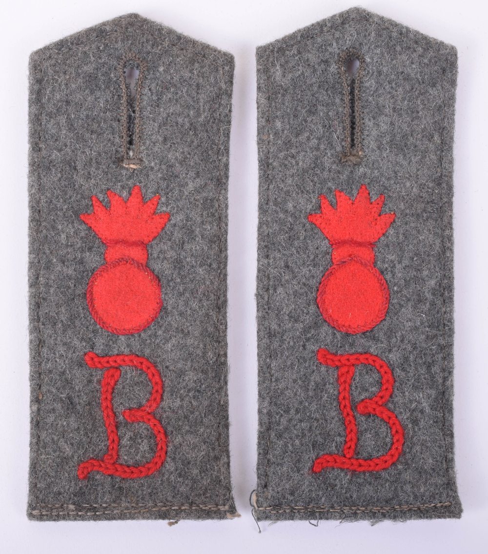 Ersatz Field Artillery Regiment Enlisted Mans Beverloo Shoulder Boards