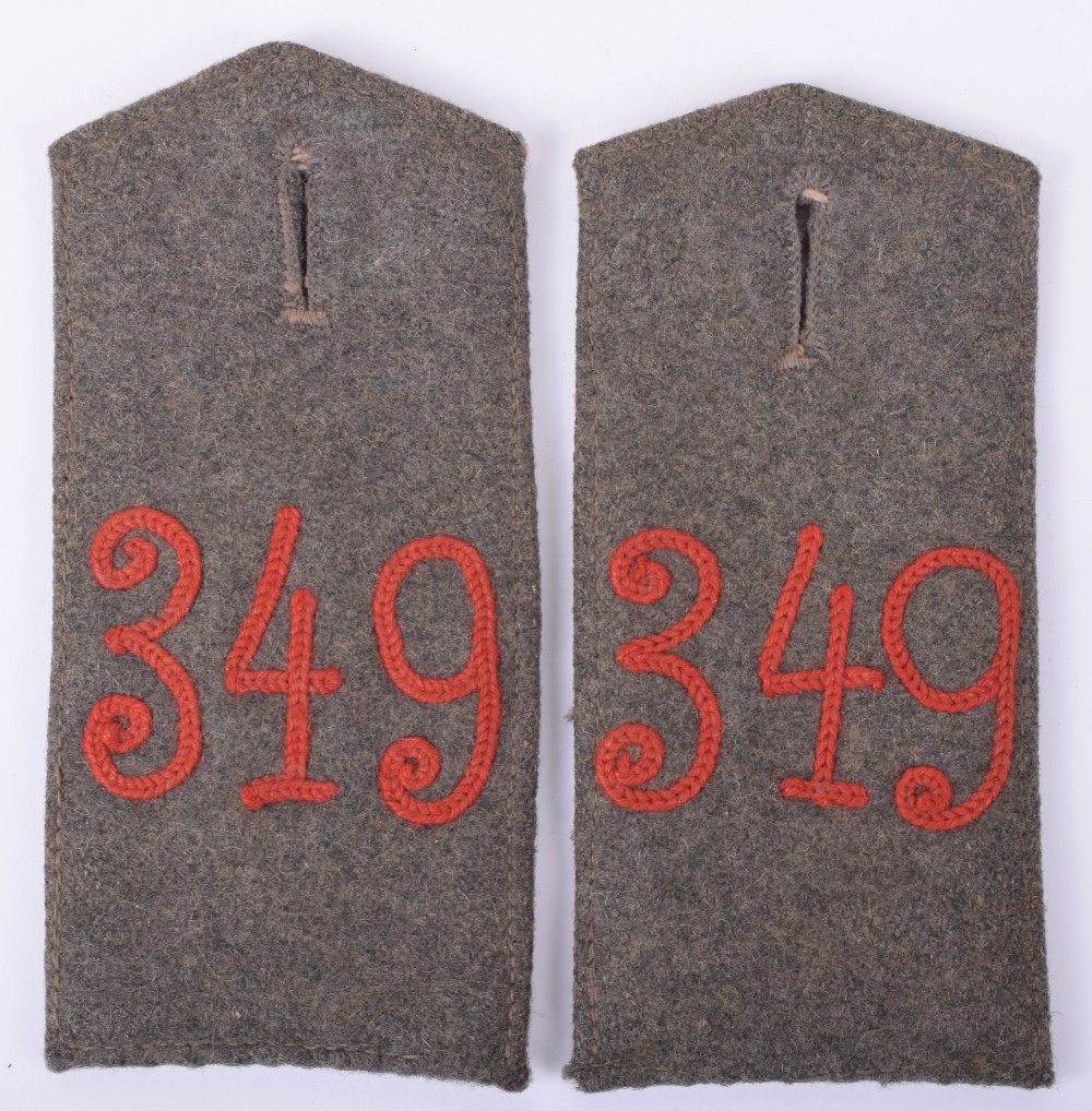 Regiment 349 Enlisted Mans Shoulder Boards