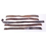 5x Imperial German Other Ranks Leather Belts