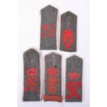 5x Model 15/16 Enlisted Mans Shoulder Boards