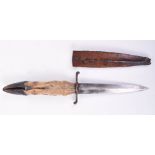 WW1 German Deer Hoof Fighting Knife