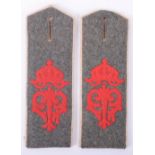 Thuringen Infantry Regiment 72 Enlisted Mans Shoulder Boards