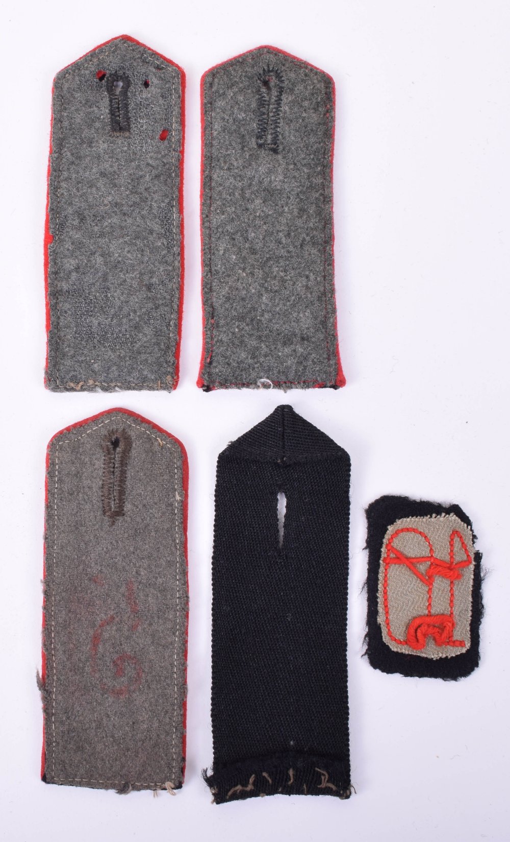 5x Minenwefer and Engineer Enlisted Mans Shoulder Boards and Numeral - Image 2 of 2