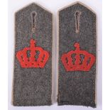 Matching Pair of Enlisted Mans Shoulder Boards