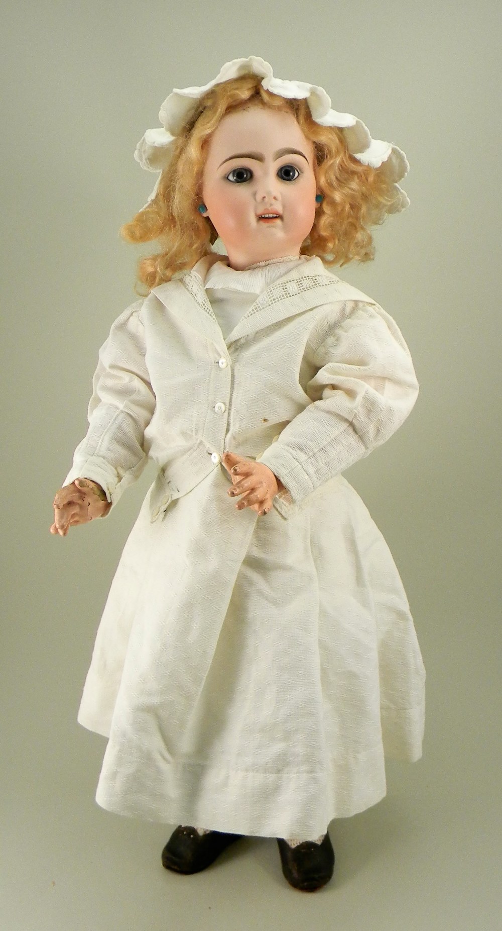 Rare Bebe Jumeau Lioret phonograph doll, French circa 1890,