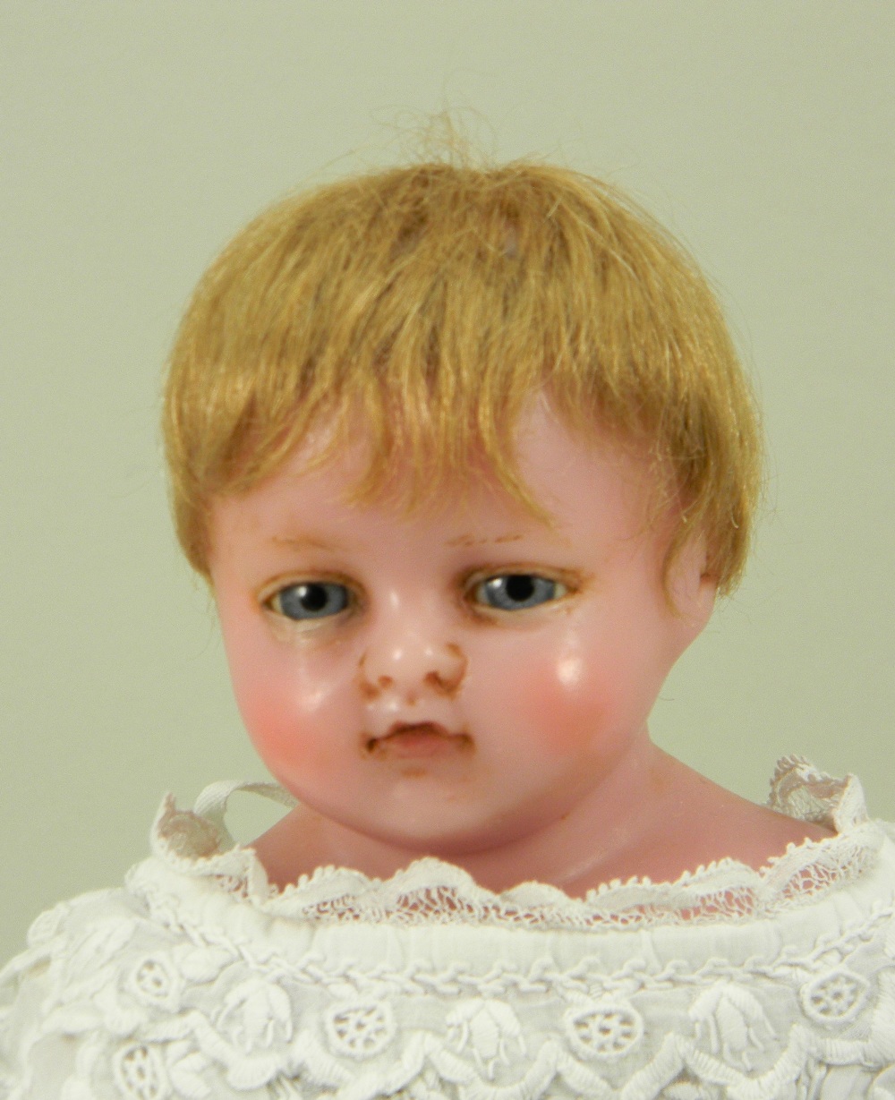 ‘Abigail’ a poured wax shoulder head doll by Pierotti, English circa 1870, - Image 2 of 2