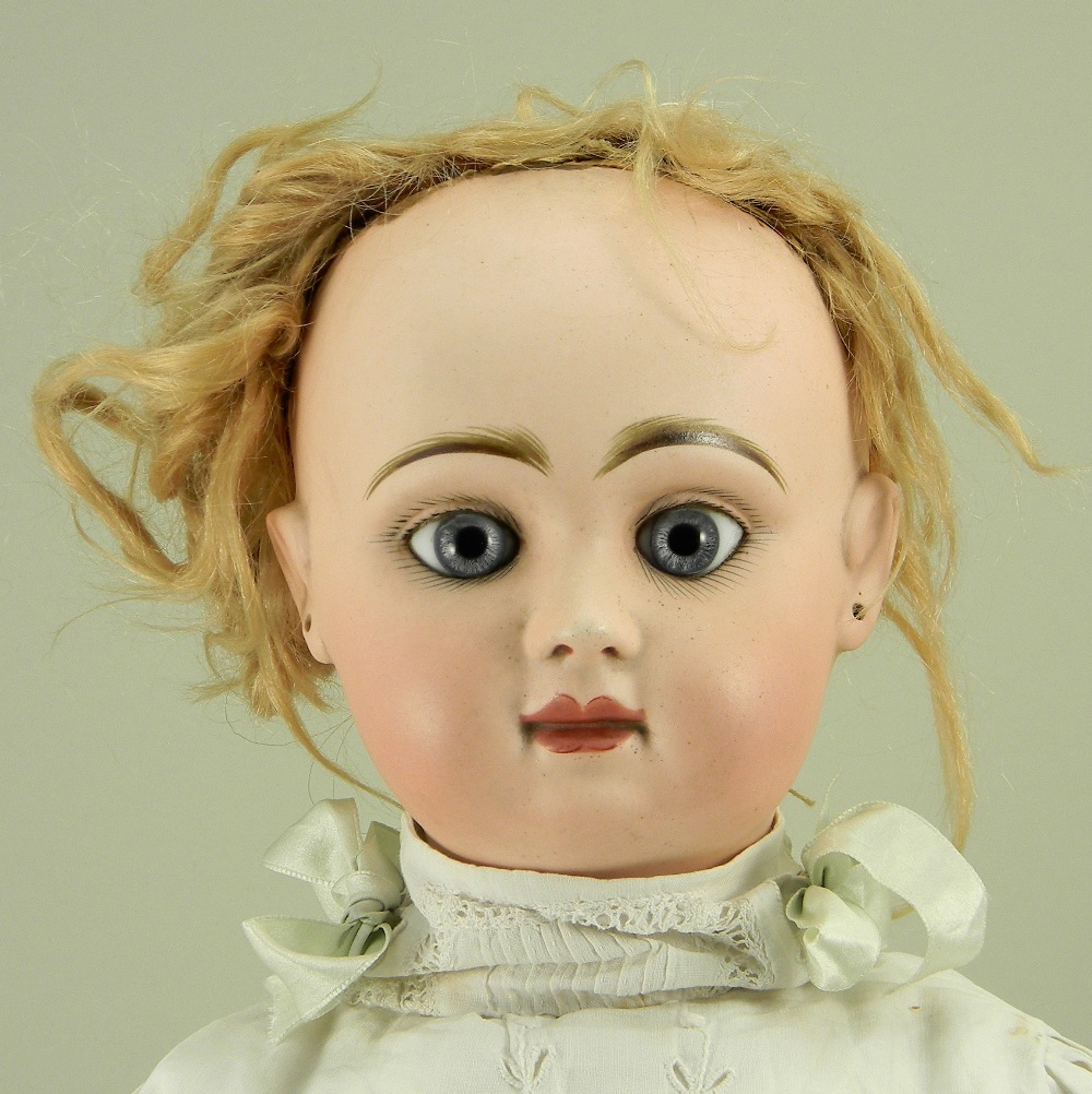 Paris Bebe bisque head doll, French circa 1890,