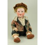 S.F.B.J 236 bisque head character baby, French circa 1910,