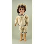 Unis France 301 bisque head doll, French, circa 1910,