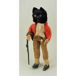 Soft toy cat dressed as a Gentleman, English 1920’s,