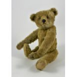 A charming Steiff light brown mohair Teddy Bear, circa 1909,