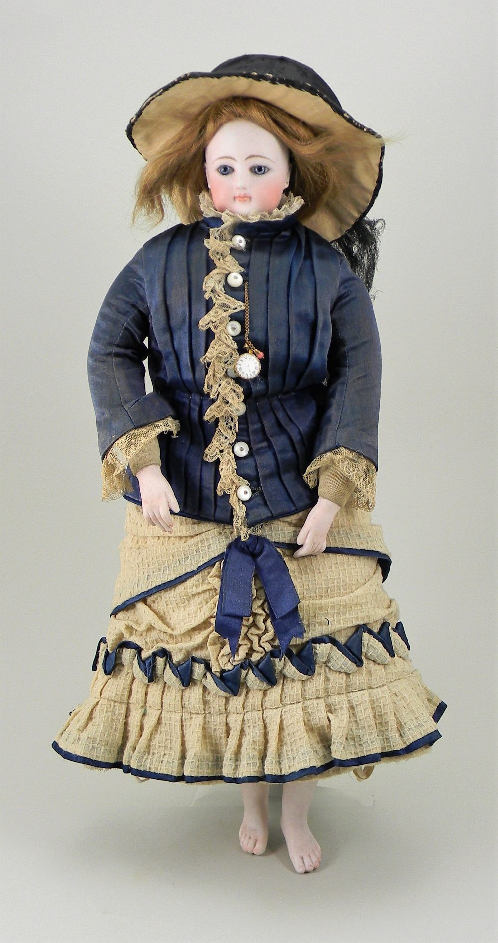 Francois Gaultier fashion doll on rare Gesland body, French circa 1875,