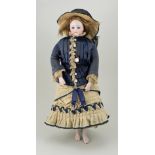 Francois Gaultier fashion doll on rare Gesland body, French circa 1875,