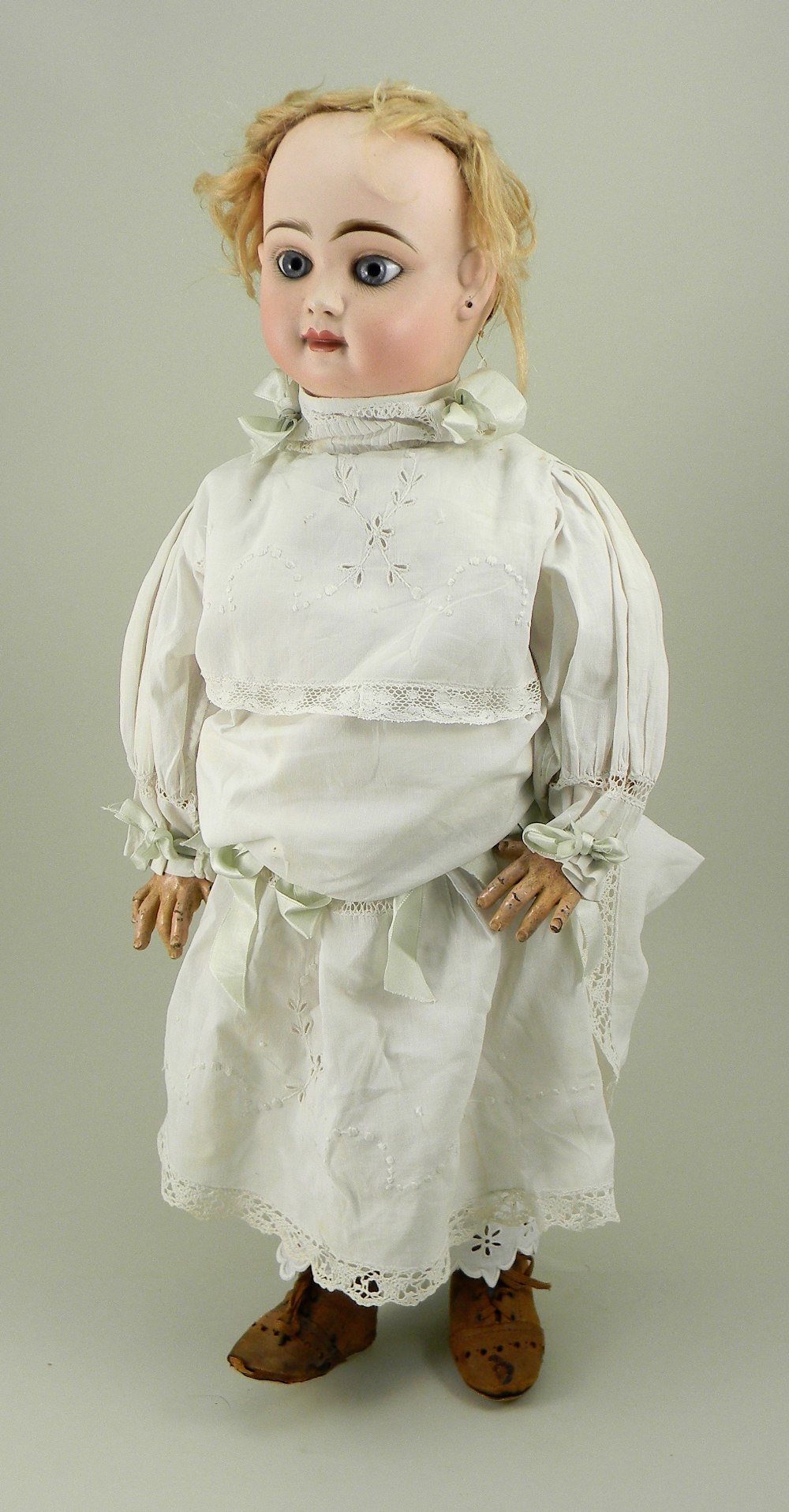 Paris Bebe bisque head doll, French circa 1890, - Image 2 of 2