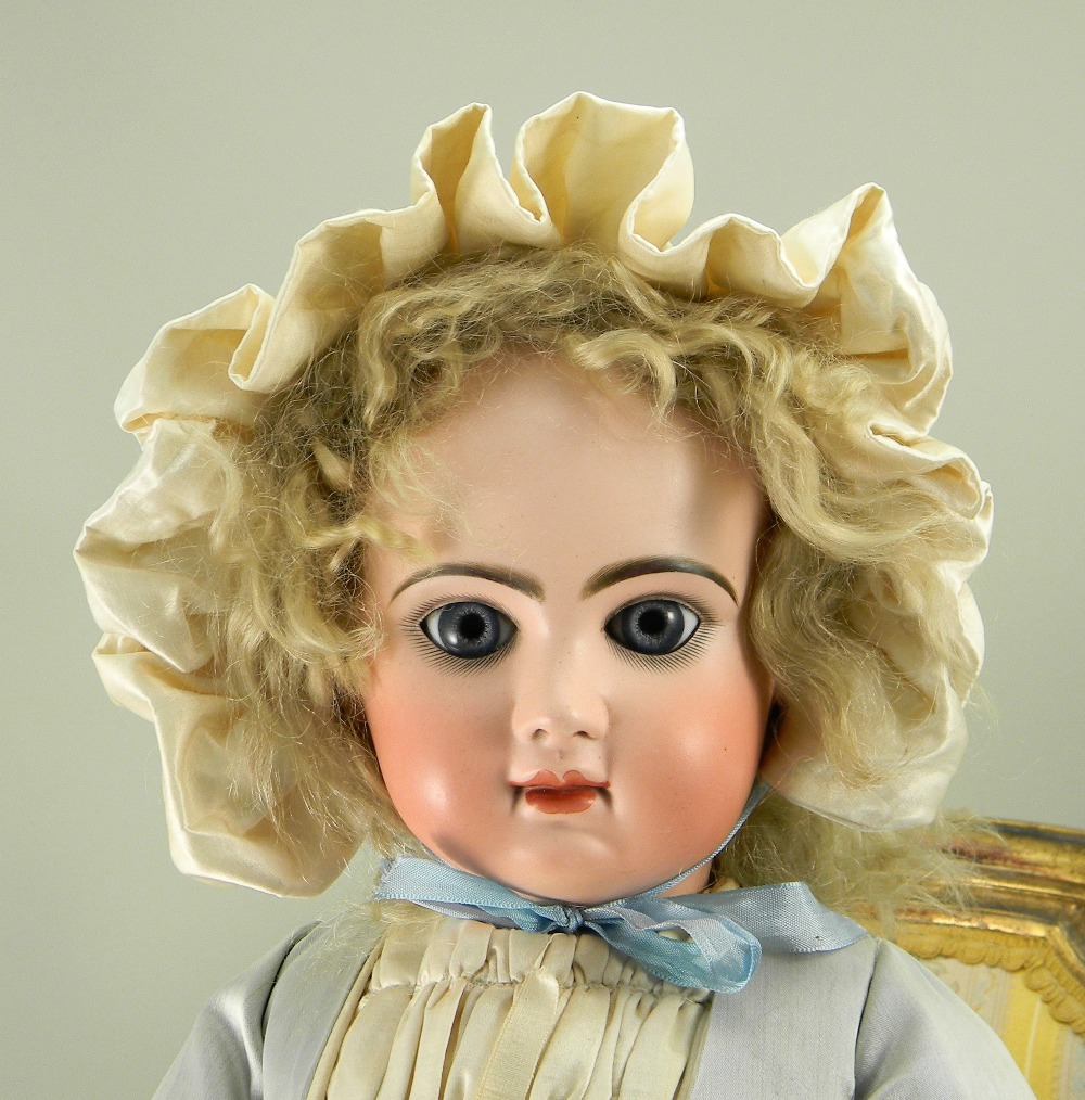 Large Tete Jumeau bisque head Bebe, French circa 1890, - Image 2 of 2