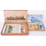 Locomotive double sided dissected Jigsaw puzzle, by Charles Morrell, Oxford Street, circa 1902,