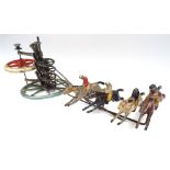 Britains VERY RARE early toy, The Four Horse Race