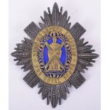 Victorian Royal Scots Officers Forage Cap Badge