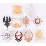 10x Modern Officers Cap Badges