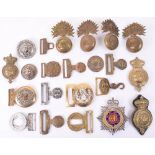 Selection of Waist Belt Clasp Parts, Martingale Badges & Cross Belt Pieces