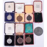 Grouping of Cased Sports Medals of East Kent Regiment Interest