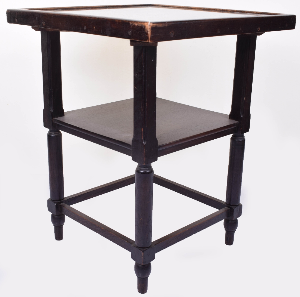 Impressive Small Occasional Table with Imperial German Shoulder Board Decorated Top - Image 5 of 6
