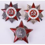 3x Soviet Russian Orders