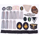Selection of WW2 German Cloth Insignia