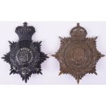 2x London Regiment Helmet Plates