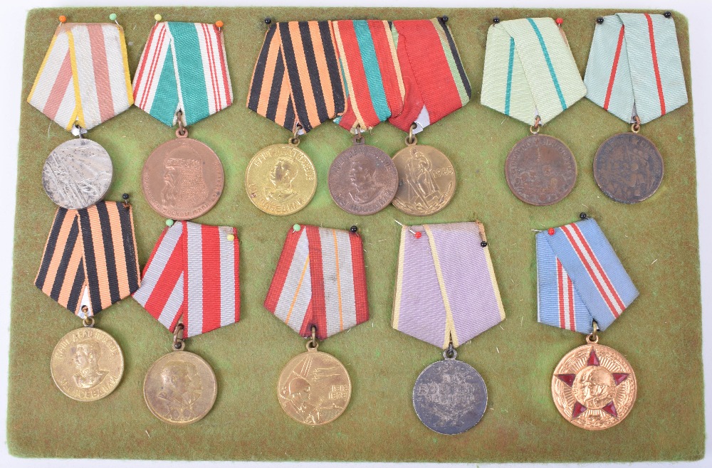 Selection of Soviet Russian Medals