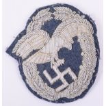 WW2 German Luftwaffe Observers Qualification Badge