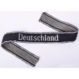 Waffen-SS Officers Cuff Title SS-Panzergrenadier Regiment 3 “Deutschland”