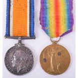 WW1 Campaign Medal Pair 3rd Machine Gun Company Australian Imperial Forces