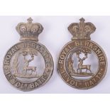2x Victorian 1st Volunteer Battalion Royal Berkshire Regiment Glengarry Badges