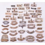 Quantity of Brass Shoulder Titles