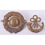 Victorian Royal Marine Light Infantry Glengarry Badge