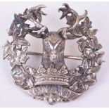 Gordon Highlanders Officers Glengarry Badge