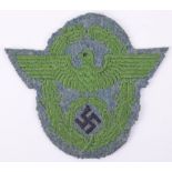 WW2 German Police (Schutzpolizei) Tunic Arm Eagle