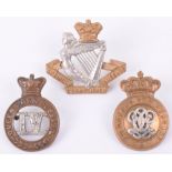 3x Victorian Hussar Regiments Cap Badges