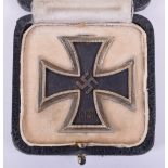 Third Reich Cased Iron Cross 1st Class by Alois Rettenmaier