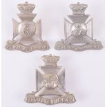 3x Wiltshire Regiment Volunteer Cap Badges