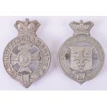 2x Nottinghamshire Volunteer Battalion Glengarry Badges