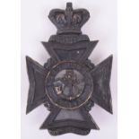 Victorian 1st Surrey Rifles Other Ranks Helmet Plate