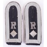 Pair of Waffen-SS Infantry Oberscharfuhrers Shoulder Boards